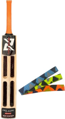 Pro Game Players Kashmir Willow Design Bat Kane Handle900-1100 gm ,35-36 inch Free 1 Grip Cricket Kit