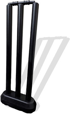 Addiction Wicket Set Medium Size Black Colour(Black)