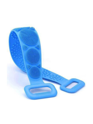 nolunt Body Wash Silicone Body Scrubber Belt Double Side Body Wash Silicone