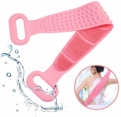 Dabster Updated Extra Long Silicone Back Exfoliating Scrubber for Shower-23HY