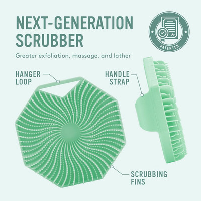 JIGGL Next Generatation Silicon Plam Scrubber B-21