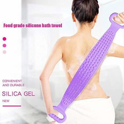 Manav Silicone Soft Bath Body Brush with Shampoo Dispenser 1.535