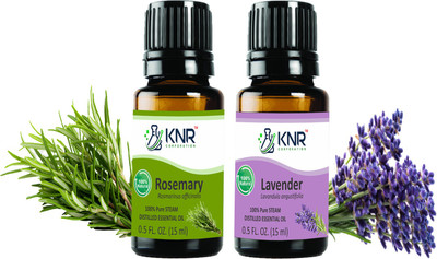 KNR CORPORATION Rosemary & lavender Essential Oil for Hair Growth & Skin Care-15 ml Each (Combo)(30 ml)