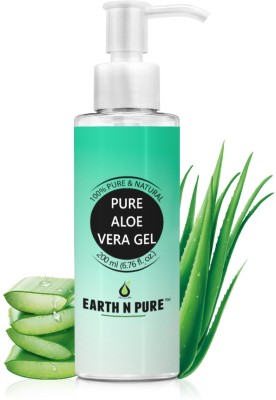 Earth N Pure Aloe Vera Gel Perfect for Moisturizing & Great for Skin and Hair(200 ml)