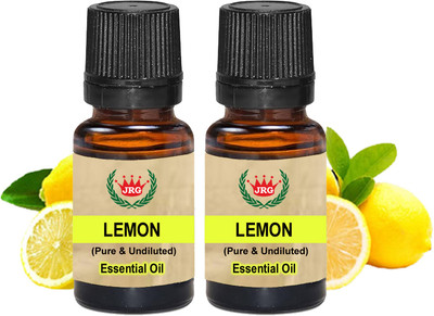 JRG Lemon Essential Oil - Pure and Natural Oil (Pack of 2)(15 ml)