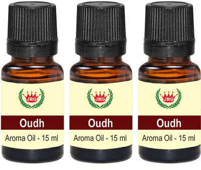 JRG Aroma Diffuser Oudh Essential Oil Pack of 3(15 ml)