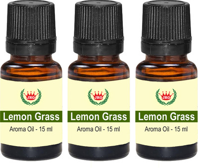 JRG Aroma Diffuser Lemon Grass Essential Oil Pack of 3(15 ml)