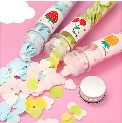 WebDealz Pack of 3 Travel Soft Paper Soap Flower Design Tube Shape Bottle x3.12
