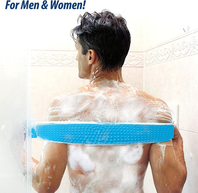 KRAZE Silicone Shower Scrubber Belt for Soft Skin