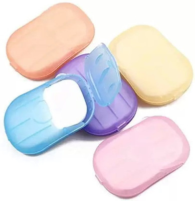 CASTLE KART Soap Strips Box For Traveling/ Portable Disposable Hand Washing-X20