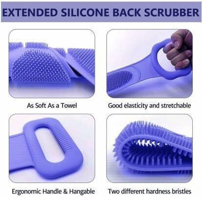 Shreejee Silicone Bubble Bath Scrubbing Pink