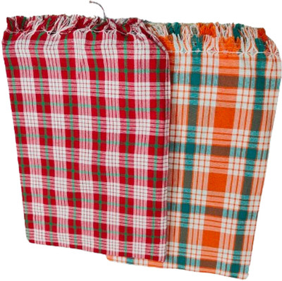 Cotton colors Cotton 200 GSM Bath Towel Set(Pack of 2)