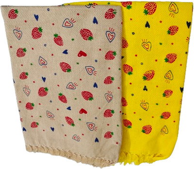 Cotton colors Cotton 200 GSM Bath Gamcha Set(Pack of 2)