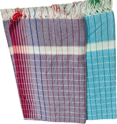 Cotton colors Cotton 200 GSM Bath Towel(Pack of 2)