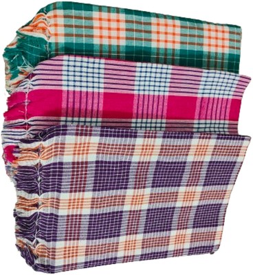 Cotton colors Cotton 200 GSM Bath Towel(Pack of 3)