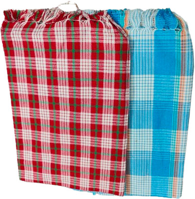Cotton colors Cotton 200 GSM Bath Towel Set(Pack of 2)