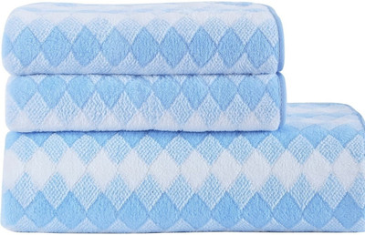 SWASTIKA Microfiber 400 GSM Bath, Beach, Face, Hair Towel