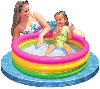 sanbhav Sunset Glow 2FT Pool for Babies – Colorful and Compact Splash Pool(Multicolor)