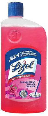 Lizol Disinfectant Surface & Floor Cleaner, Floral - 975 ml (Pack of 2) FRESH(1000 ml)