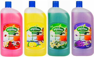 Whitebust Disinfectant Floor cleaner liquid multi(4 x 1 L)