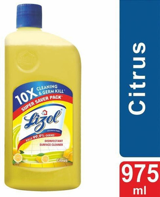 Lizol ALL in 1 disinfectant floor cleaner TRIPLE GEMS ACTION citrus(1000 ml)