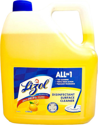 Lizol Disinfectant Surface Cleaner Lime(5000 ml)