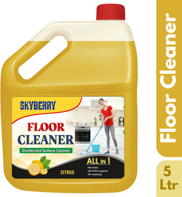 Skyberry Ceramic, & Tile Cleaner, Multi-surface Floor Cleaner Kills 99.9% Germs citrus(5 L)