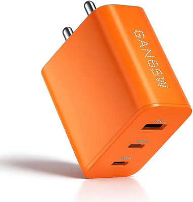 ChargHunt 65 W GaN 3 A Wall Charger for Mobile(Orange)