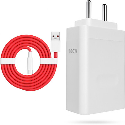 RVAT 100 W SuperVOOC 9 A Wall Charger for Mobile with Detachable Cable(White, Cable Included)