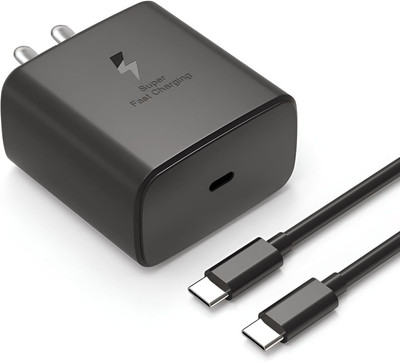 MGEdge 45 W Supercharge 8 A Wall Charger for Mobile with Detachable Cable(Original Charger for Samsung Galaxy S21 5G, Cable Included)