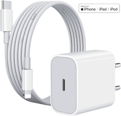 RoarX 20 W Quick Charge 3 A Wall Charger for Mobile with Detachable Cable(White)