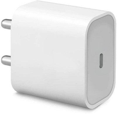MAK 20 W Supercharge 3 A Wall Charger for Mobile(Lightning Adapter Fast PD Charge, White)