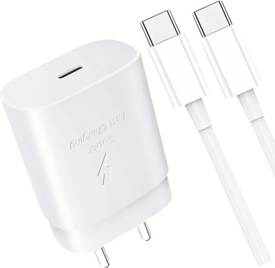 RoarX 25 W Quick Charge 3 A Wall Charger for Mobile with Detachable Cable(White)