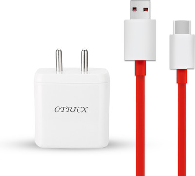 otricx 80 W SuperVOOC 6 A Wall Charger for Mobile with Detachable Cable(White)