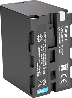 Simpex F980U C USB 39000mAh Li-ion Rechargeable Battery for Sony Digital  Camera Battery Charger(Black)