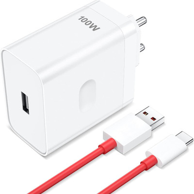 RVAT 100 W SuperVOOC 9 A Wall Charger for Mobile with Detachable Cable(White, Cable Included)