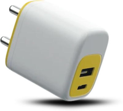 DeperAI 25 W GaN 3 A Wall Charger for Mobile(Yellow)