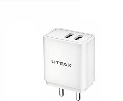 UTRAX 12 W 3.1 A Multi-pin Wall Charger for Mobile with Detachable Cable(Type-C USB Cable, Cable Included)