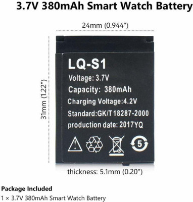ENMORA  For Smart Watch DZ09 Smart DZ09 GT08 A1 Watch IUY18  Battery