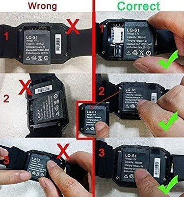 TECHEL Best Quality LQ-S1 Rechargeable  for Smartwatch DZ09 UIG12  Battery
