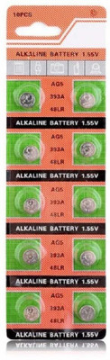 Flysmart AG5 393A LR754 SR48 Button Cell [10-Pack]  Battery(Pack of 10)