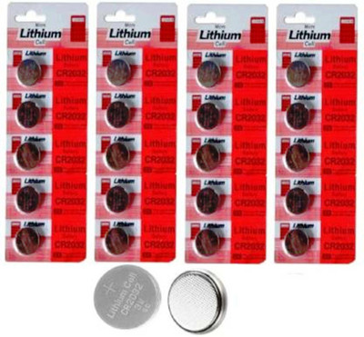 Gift Collection Micro Lithium CR2032 Button Cell 3v Computer Motherboard CMOS Cell  Battery(Pack of 20)