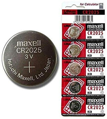 Flysmart CR 2025 3V Micro Lithium Button Coin Cell -Pack of 5  Battery(Pack of 5)