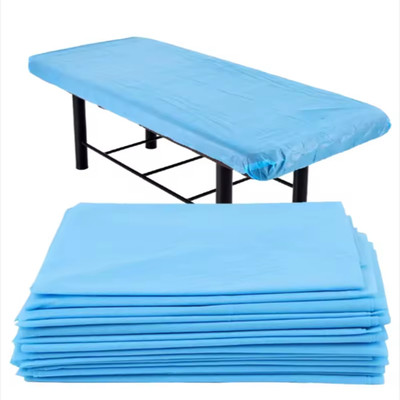 Kudize Microfiber Single Flat 250 TC Solid Bedsheet(Pack of 100, Blue)
