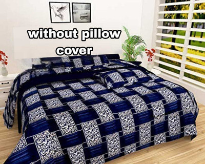 Microfiber Double Bedsheet(Pack of 1, Multicolor)