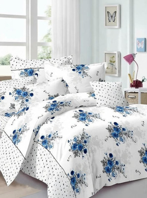 ALAFICER Cotton Double Bedsheet(Pack of 1, MULTI)
