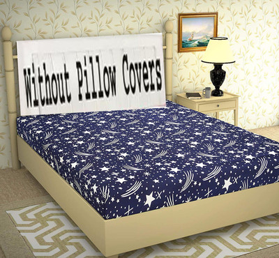 180 TC Microfiber Double 3D Printed Bedsheet(Pack of 1, Multicolor)