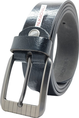 NUKAICHAU Boys Formal, Casual, Evening, Party Black Genuine Leather Belt