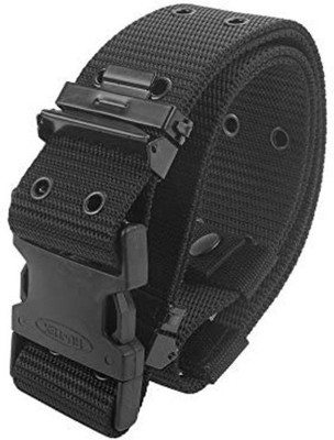 Kumar's Trend Men & Women Formal Black Nylon Belt