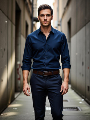 JDL Boys Brown Artificial Leather Belt